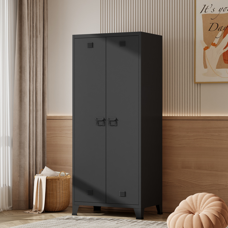 Hankasalmi Steel Wardrobe, 180 X 90 X 40 Cm