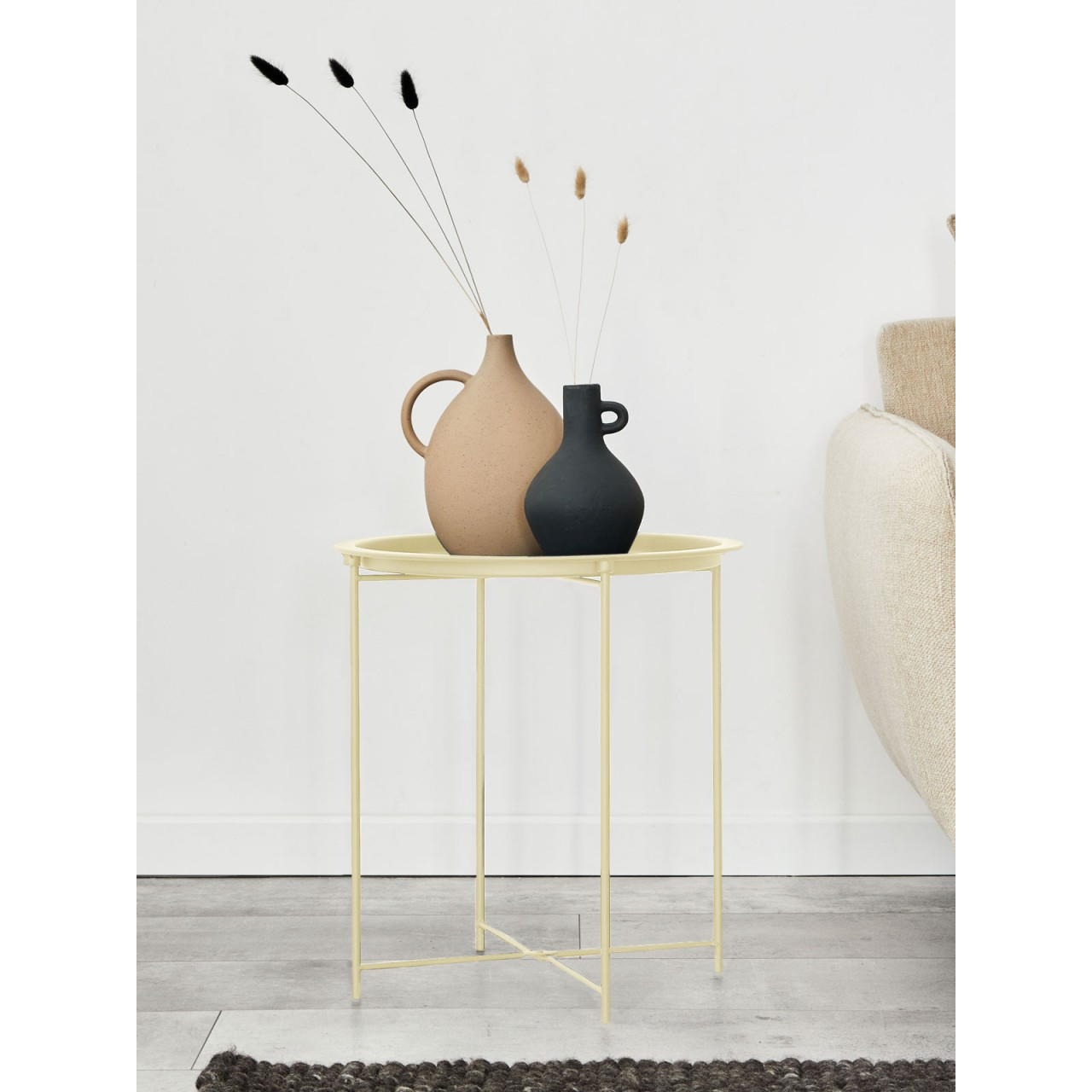 Image of Side Table Ø 47 H 51 2nd Garden Table, Balcony Table, Terrace Table, Round Alberta Metal Small Version