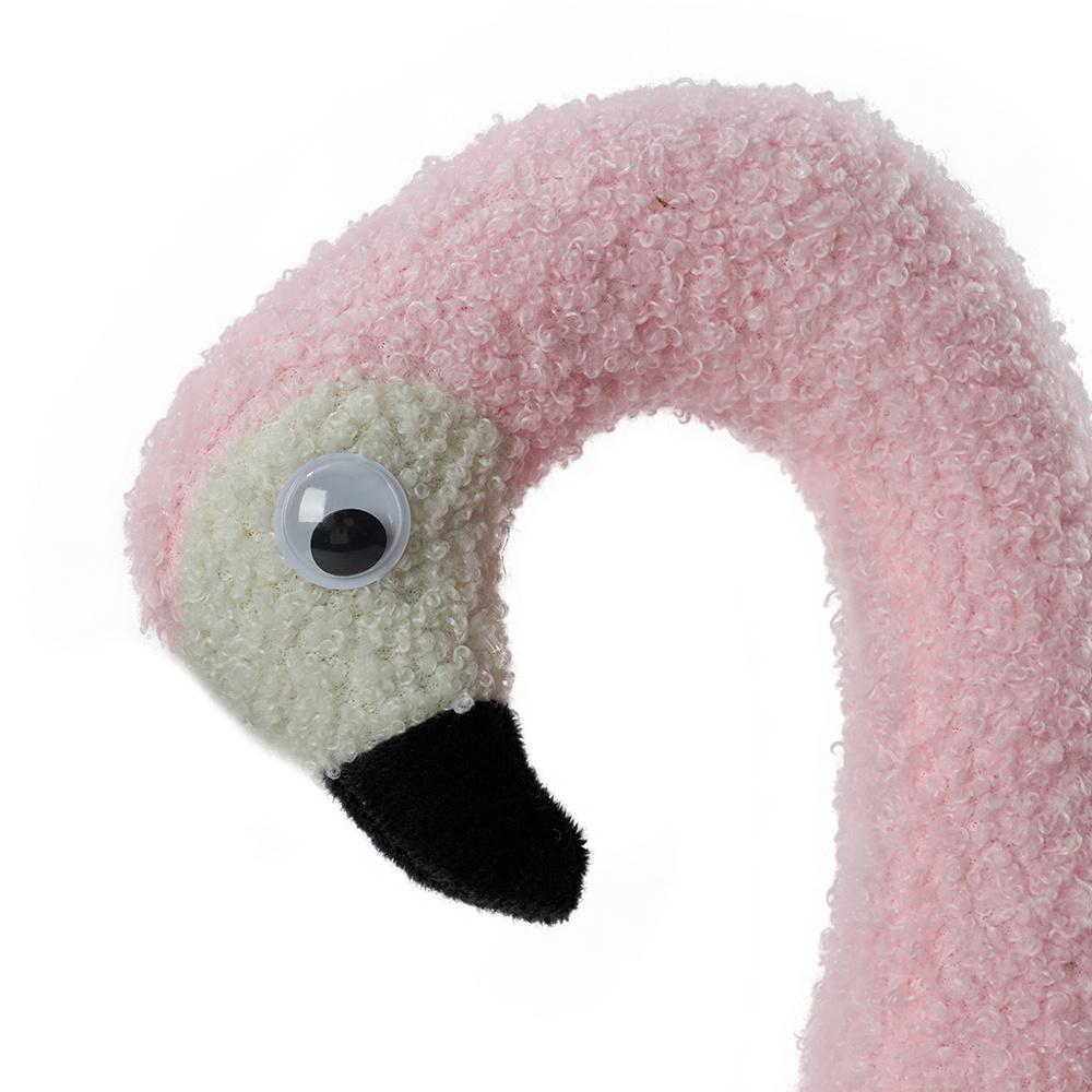 Pink Flamingo Cat Scratching Ball, Sisal Material Decorative Display