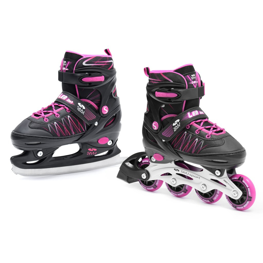 Adjustable Roller Skates For Kids -7 26-41 Comfortable Girls'