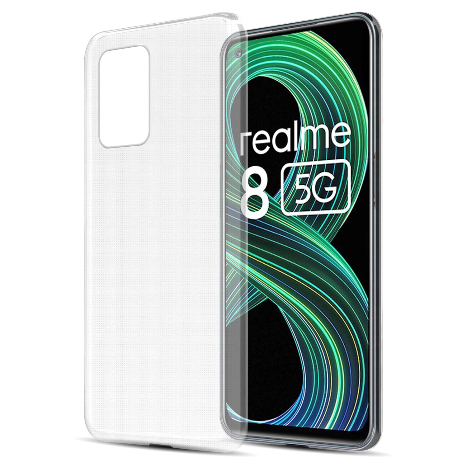 Case Compatible For Realme 8 5g / V13 / Q3 / Q3i / Narzo 30 5g Protective Cover Flexible Tpu Silicone Back Case Cover Phone Case