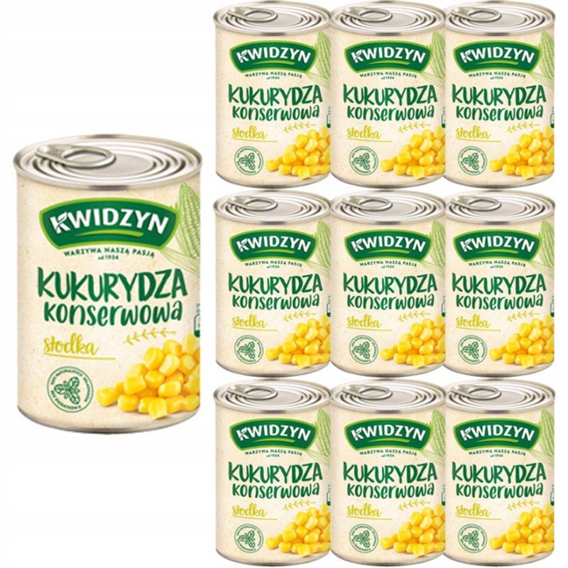 Image of Kwidzyn Canned Corn 400 G X 10 Pieces