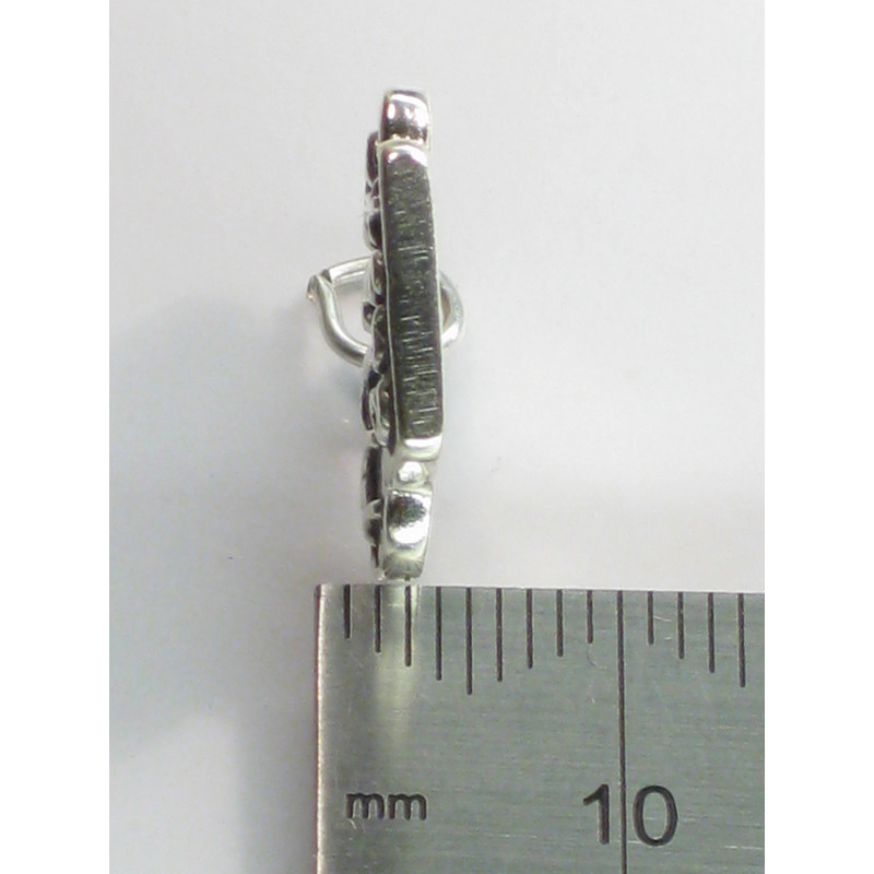Hebrew East .925 Sterling Silver Holy Charm