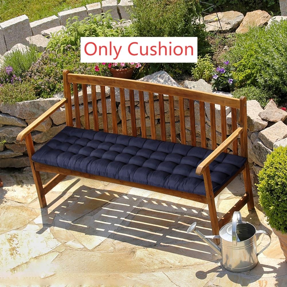 dark blue multi purpose thick cushion seat pad only 63 20in 160 50cm for recliner folding chair sun lounger daybed beach chair machine washable easy clean non slip indoor outdoor