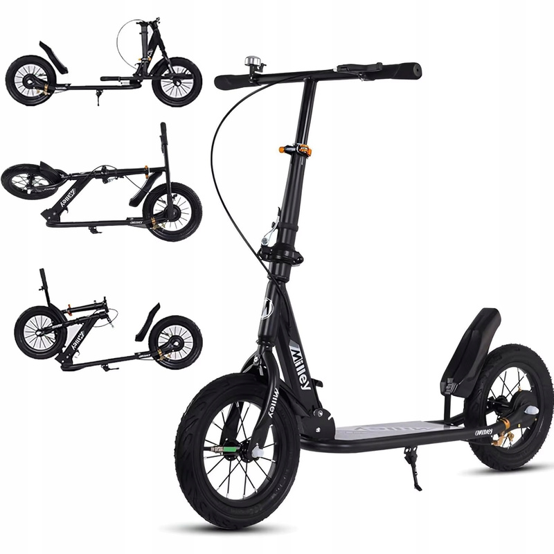 E-shop HULAJNOGA ROLLER MIT GROSSEN AUFBLASBAREN RÄDERN FÜR KINDER UND ERWACHSENE 30CM HANDBREMSE