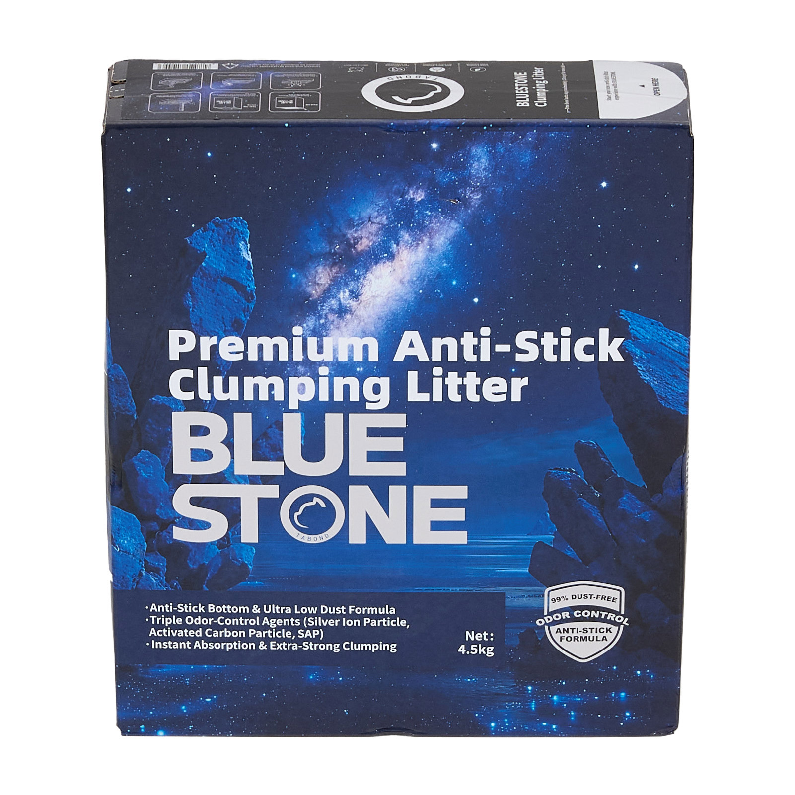 TEMU 4.5kg Litter Sodium Mineral Cat Litter Clumping, Kitty Litter For Cat Litter Box, Easy And Clean
