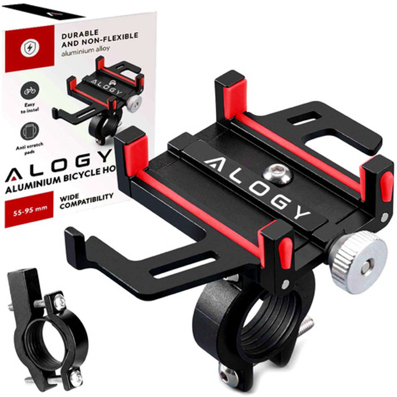 Bicycle Handlebar Mount Alogy Bike Phone Holder For Phone 55-95mm For Motorized Bicycle Scooter