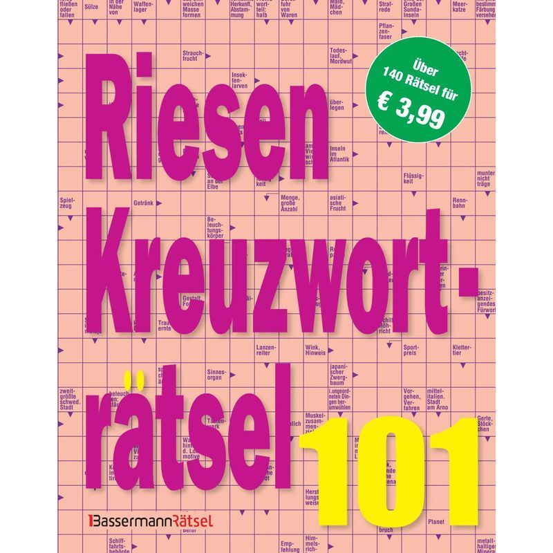 Image of Giant Crossword Puzzle 101 (5 Copies At €3.99 Each) - Paperback - Eberhard Krüger - Flexible Cover - German - 2025 - Bassermann Edition - Ean 9783809469643