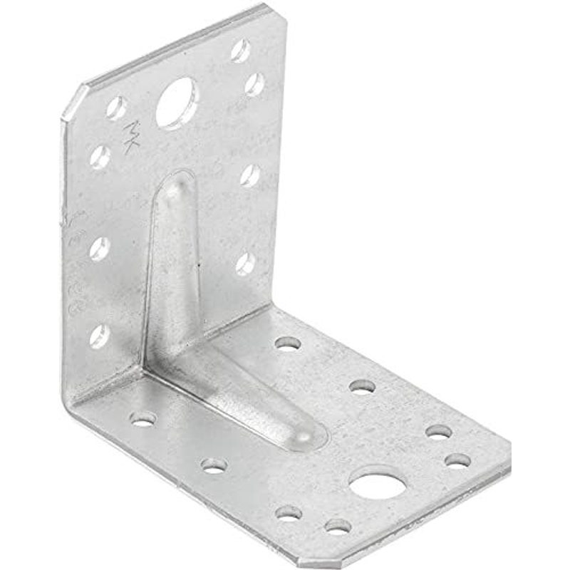 TEMU Domax KPL4 Connettore angolare per impieghi gravosi con gancio 70 X 70 X 55 X 2 mm, 20 pezzi.