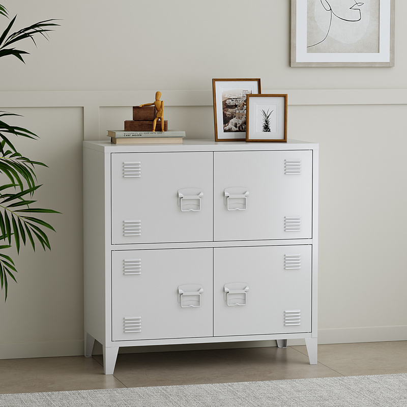 Hamina Office Cabinet With , Steel, 80 X 40 X 82 Cm