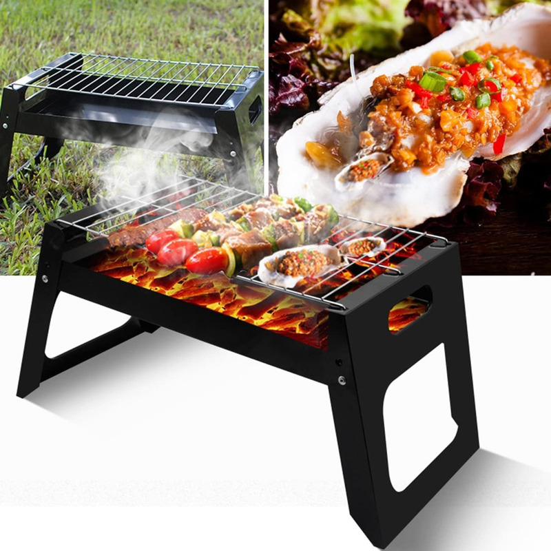 TEMU Folding Camping Portable Coal Bbq For Camping