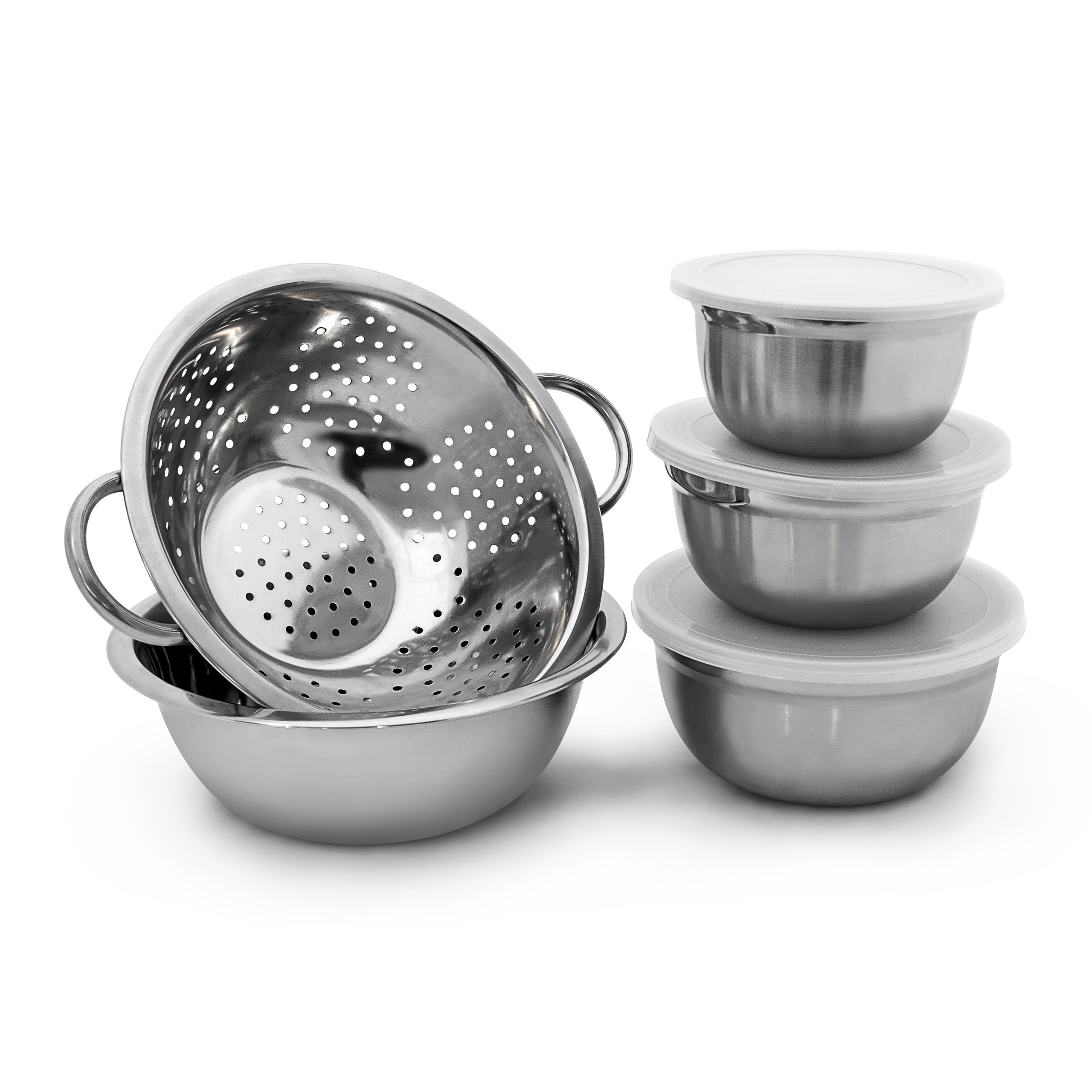5pcs. Silver Cutlery Set - Ø14 - 24 Cm