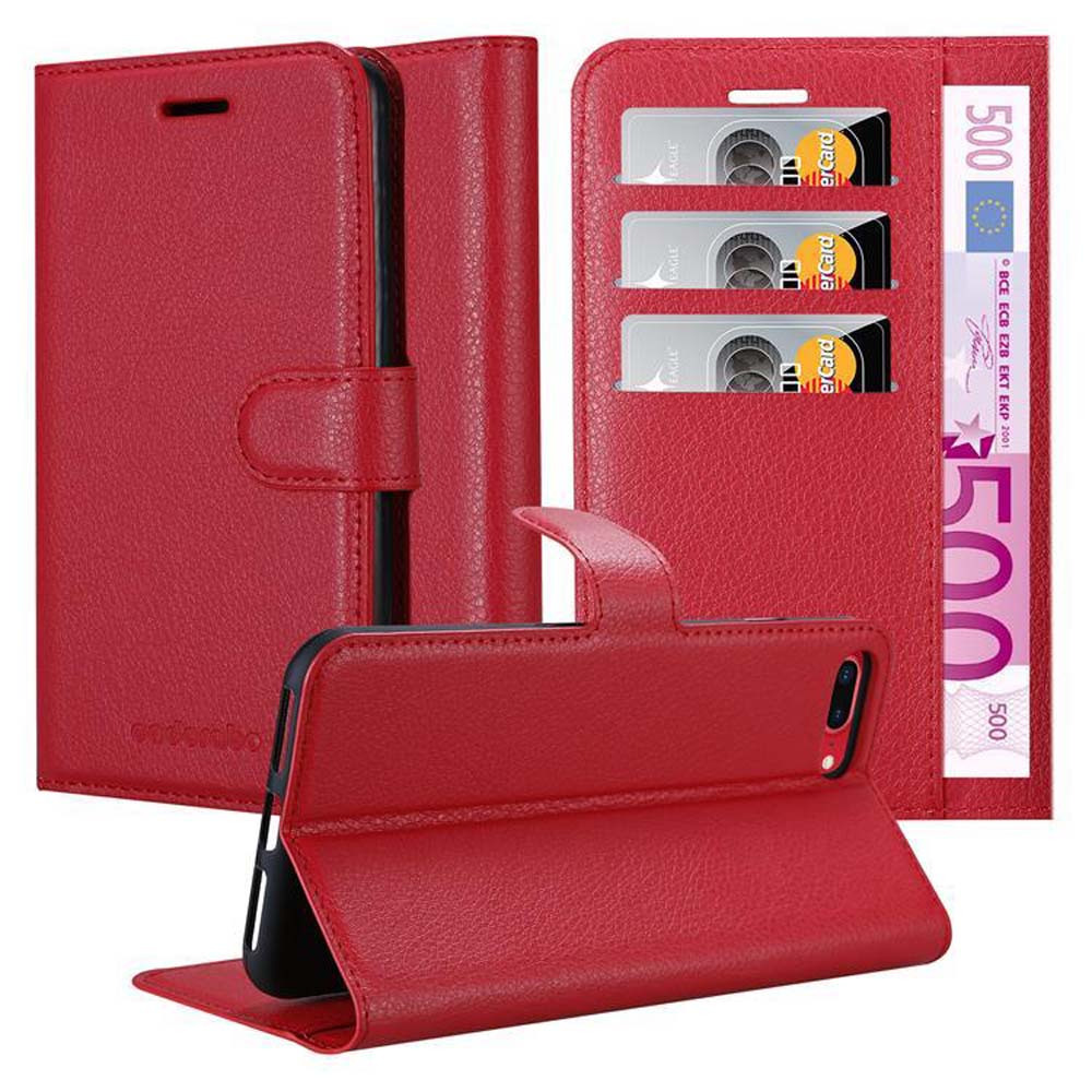 Image of Compatible For Iphone 7 Plus / 7s Plus / 8 Plus Case Protective Cover With Magnetic Closure, Stand And Card Slot Flip Case Cover Etui Mobile Phone Case Book Bag