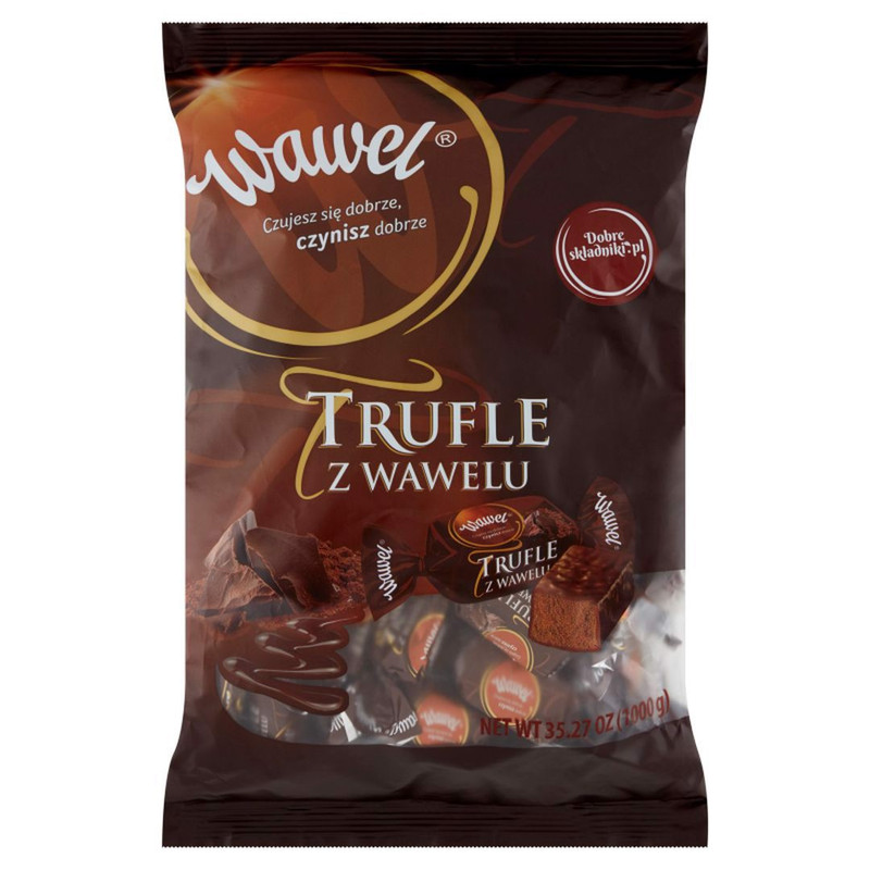 Image of Wawel Truffles Rum-flavored Chocolate Candies 1000 G