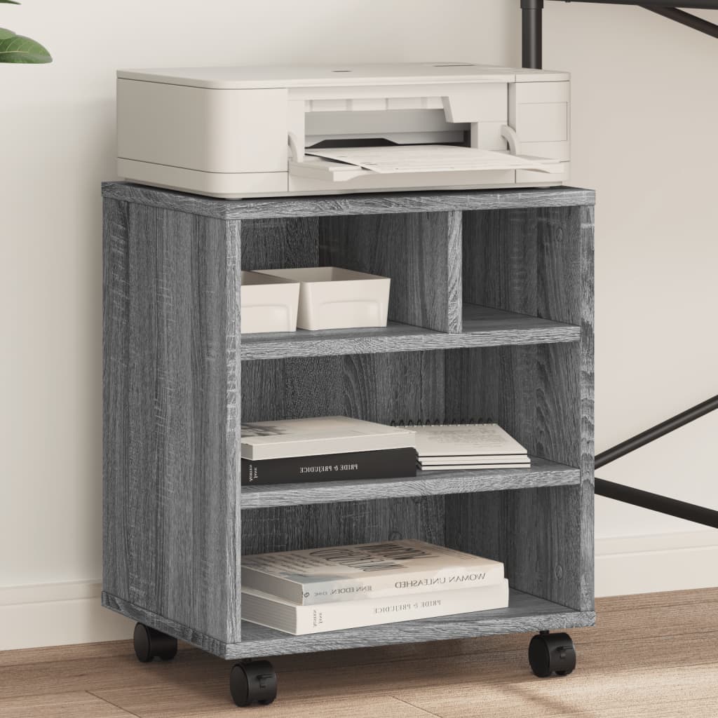 Image of Vidaxl Printer Stand Printer Desk Printer Holder