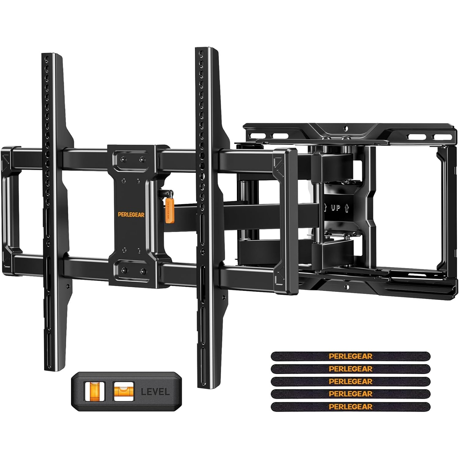 Image of Tv Wall Mount For 42-84 Inch Tvs, Tv Bracket Max Weight 60kg, Tilt And Swivel Wall Mount For Tvs, Vesa 200x100 To 600x400mm