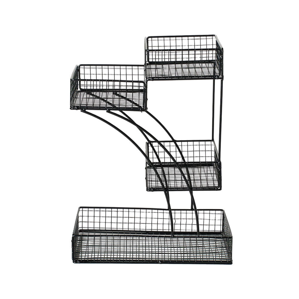 Staggered Makeup Organizer with 4 Levels