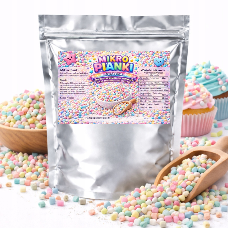 TEMU Mini Maltas - Azúcar PREMIUM para Postres, Helados y Repostería 50G