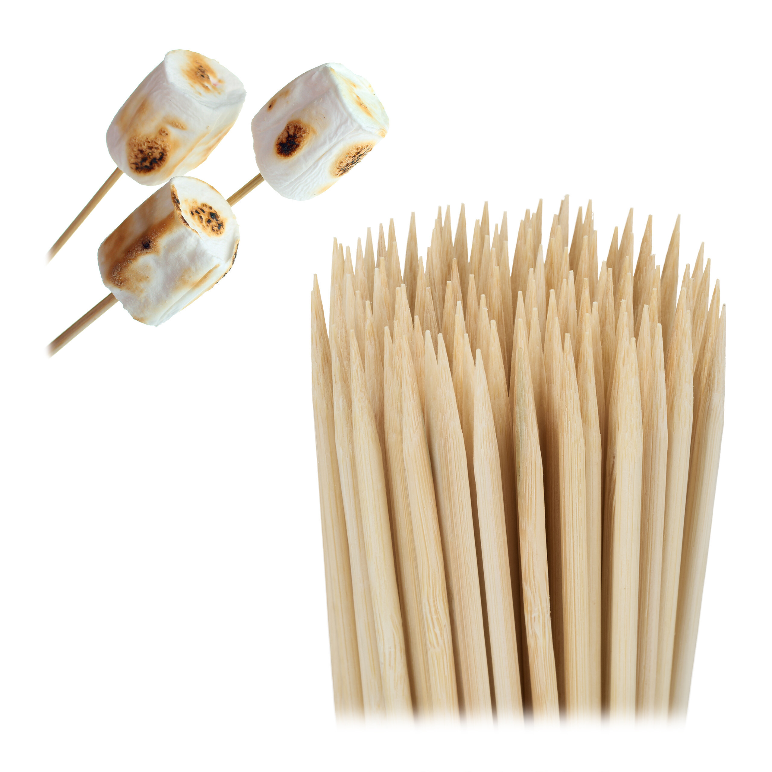 E-shop 500 x Schaschlikspieße in Natur - 40 cm