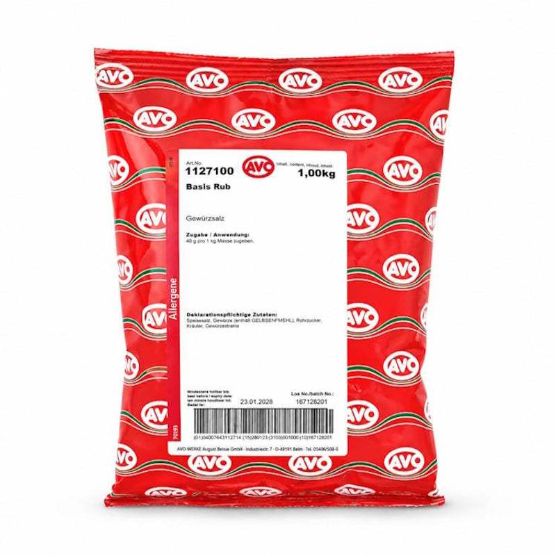 Image of Basic Rub - Spice Mix For Pork | Perfect For Grill, Pan & Bbq | 1 Kg