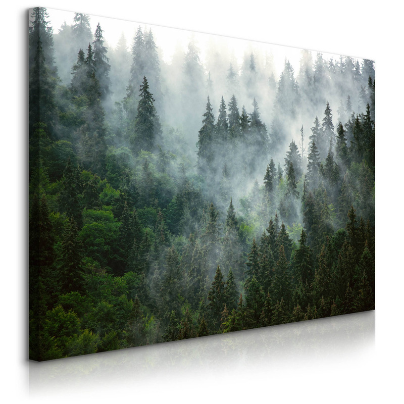 Image of Xxl Picture On Canvas, Landscape, For Living Room, Bedroom, Many Sizes, Wooden Frame