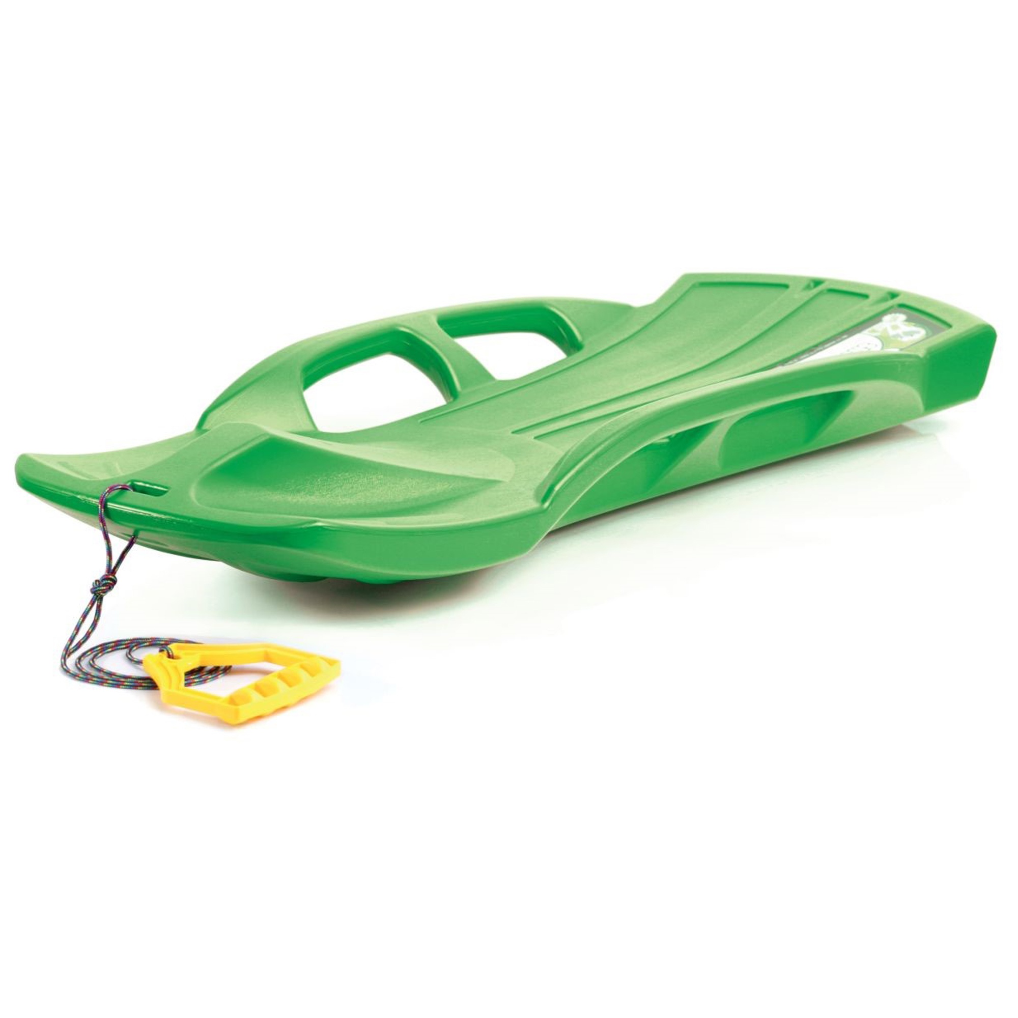 Sled With Side Handles And Footrest, Includes Rope, Model, 110x14.5x40 Cm