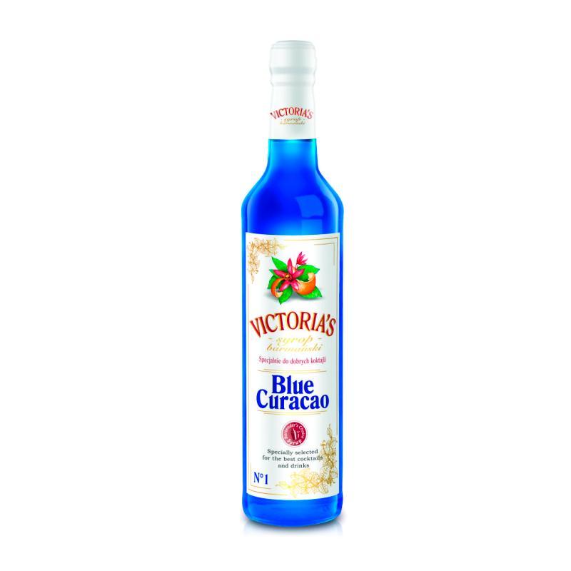 Victoria Cymes Blue Curacao-flavored Syrup 490 Ml