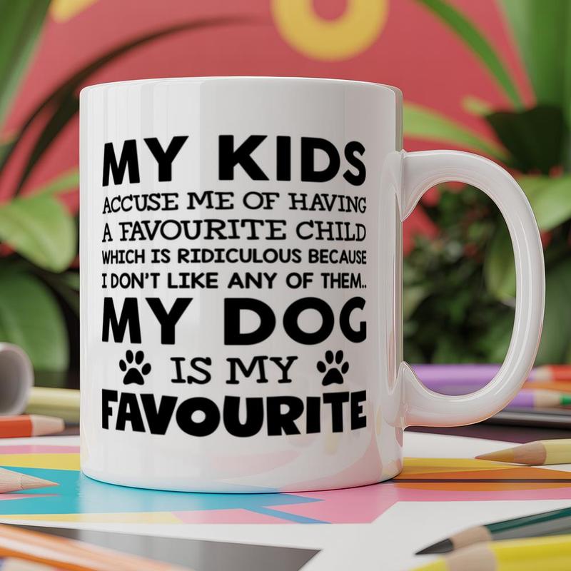 TEMU Hippowarehouse Mug Accuse Me Of Having A Child My Dog Is - Quote Mug 11oz White Ceramic Coffee Mug Novelty Print Tea Cup Funny Unique Gift For