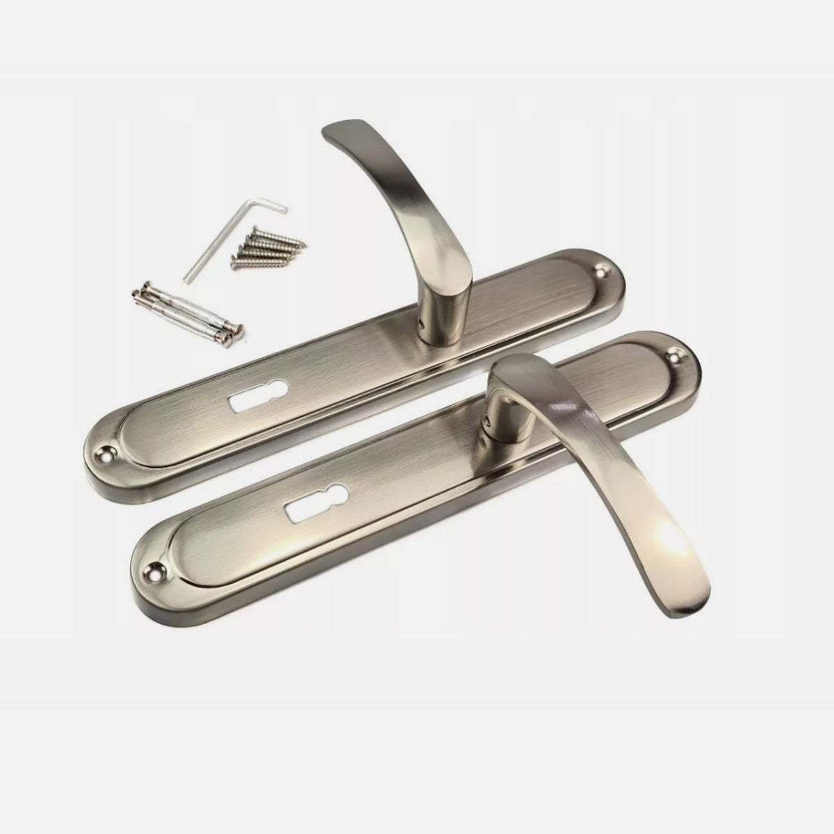 Image of Long Shield Door Handle, Door Hardware, Push Plate Set, Door Knob, Door Pull, 72mm Sydney
