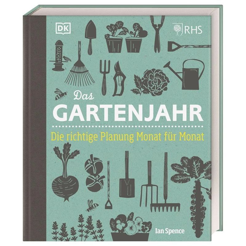 Image of The Garden Year - Proper Planning Month By Month - Ian Spence - Book - 352 Pages - German - 2021 - Dorling Kindersley Publishers - Ean 9783831041534