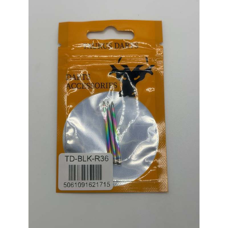 Taurus Rainbow Plain Dart Points 30-50Mm (1 Set)
