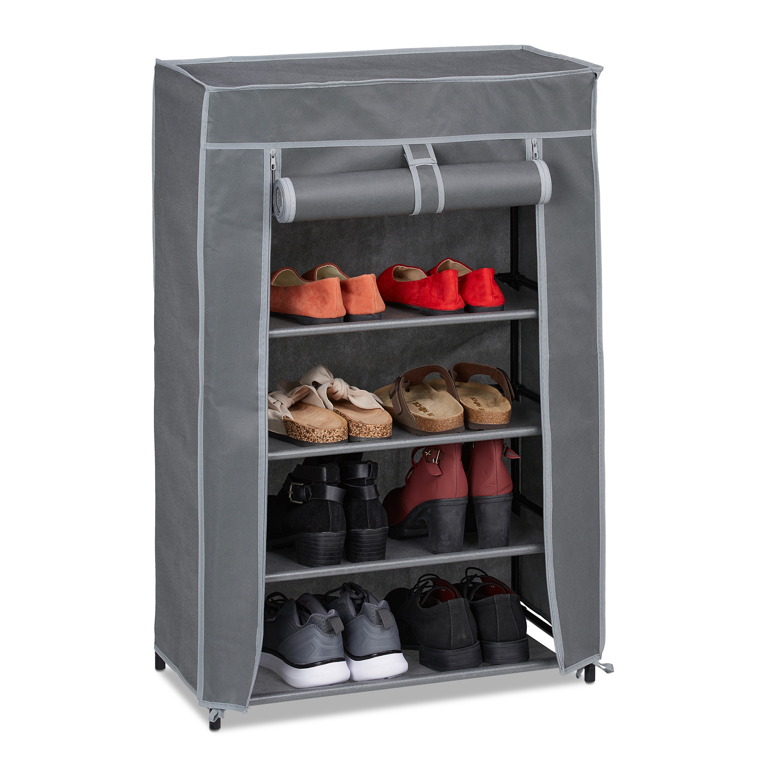 Fabric Shoe Cabinet In - (w)60 X (h)90 X (d)30 Cm