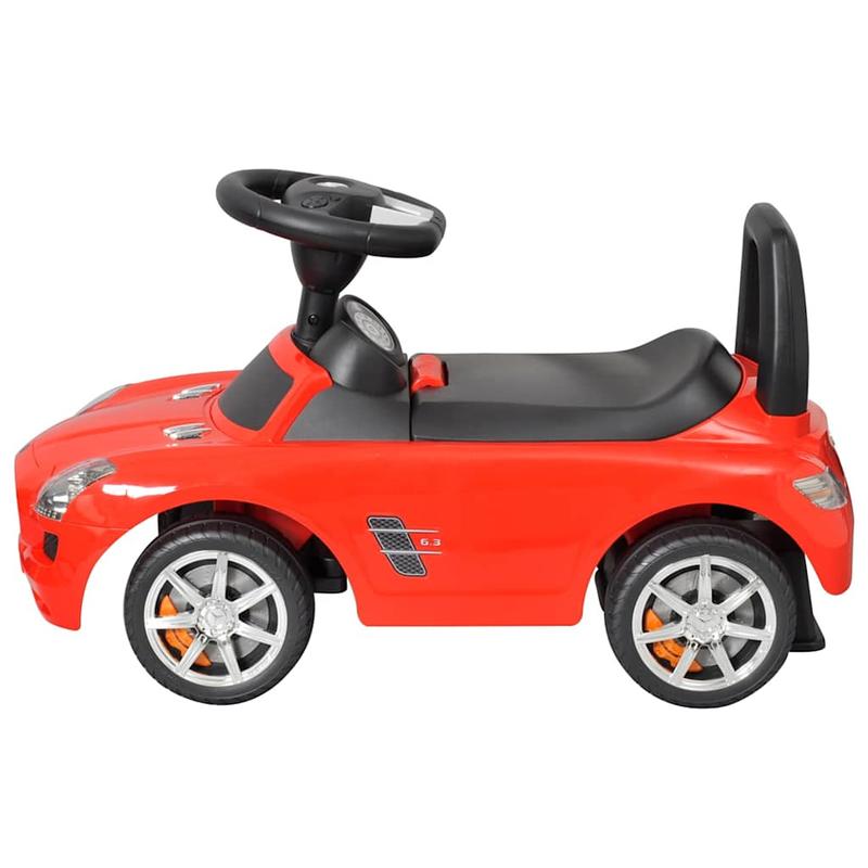 Pedalauto met opbergruimte onder de zitting, 66,2 x 28,7 x 38,4 cm, Rood