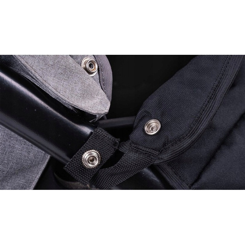 Univerzalna navlaka za noge kolica - Crna, Podstavljena, Jednostavna montaža za većinu modela kolica - Izdržljiva i topla