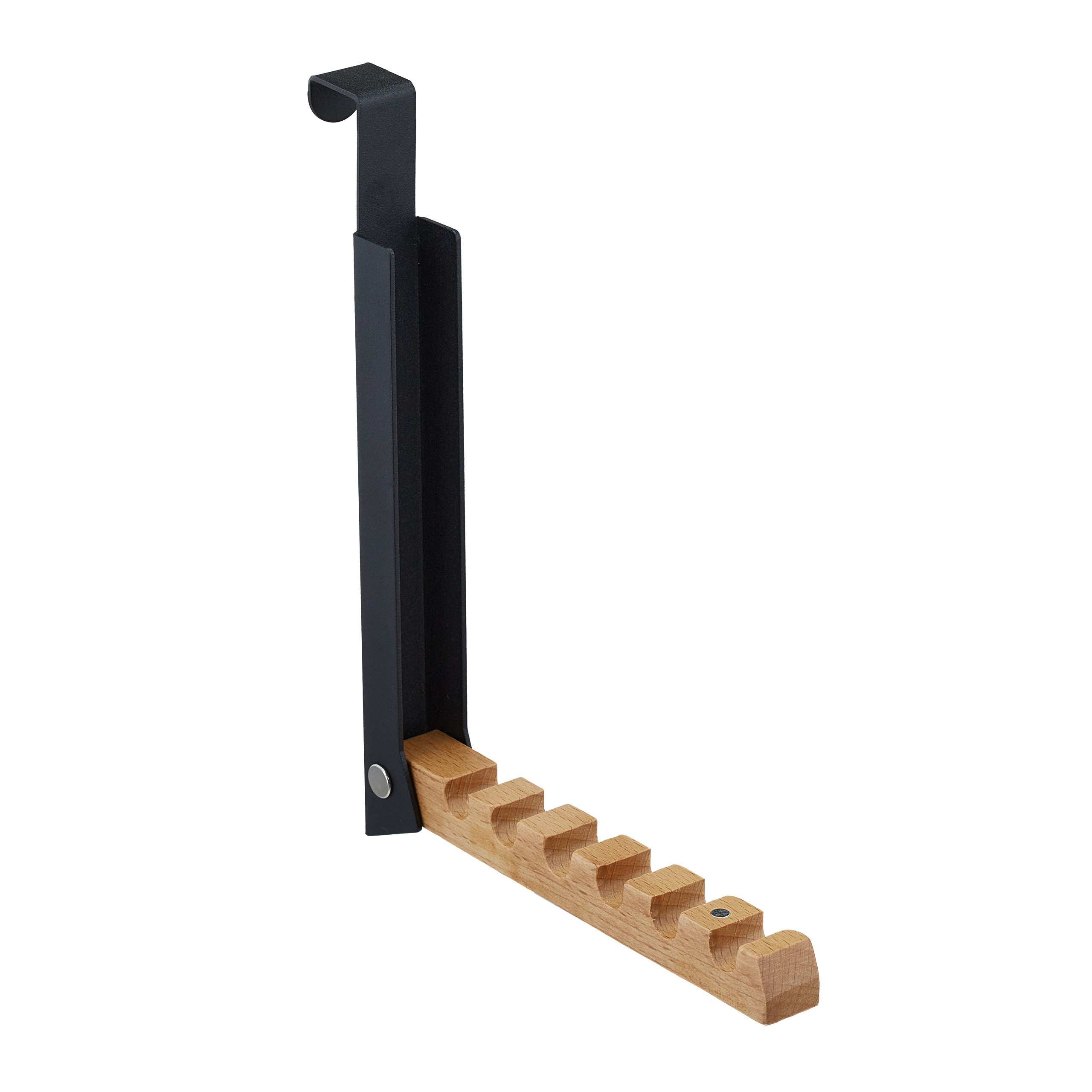 Image of Folding" Black Door Wardrobe