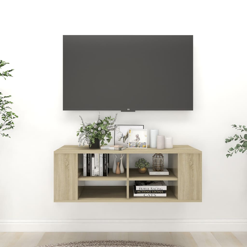 Vidaxl Brun Armoire Tv Armoires Tv Meuble Tv Mural