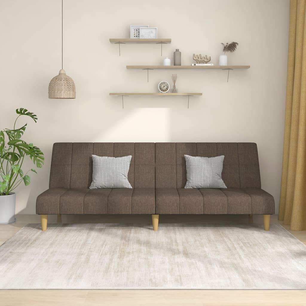 Image of Vidaxl Sleeper Sofa Daybed Sofa Bed Guest Bed Sofa With Sleeping Function 2-in-1 Sofa 2-seater Sofa Sofa