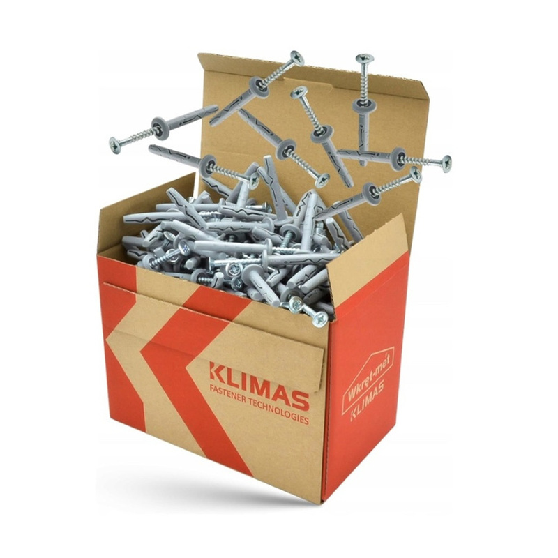 TEMU SMK Ancrages à Impact Ancrages Rapides avec Collier 8x80 mm 100 Pièces