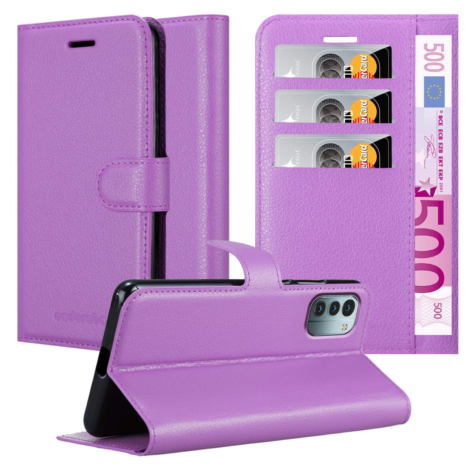 Image of Compatible With G11 / G21 Case Protective Cover With Magnetic Closure, Stand And Card Slot Flip Case Cover Case Phone Case Book Bag