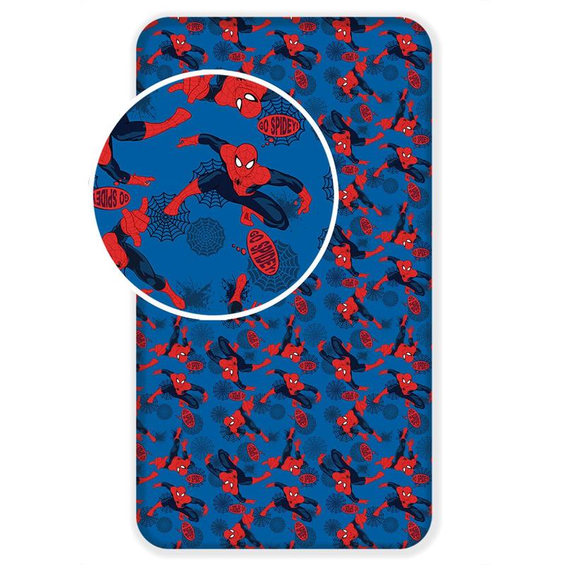 Image of -man Fitted Sheet 90 X 200 + 25 Cm, 100% Cotton, Blue
