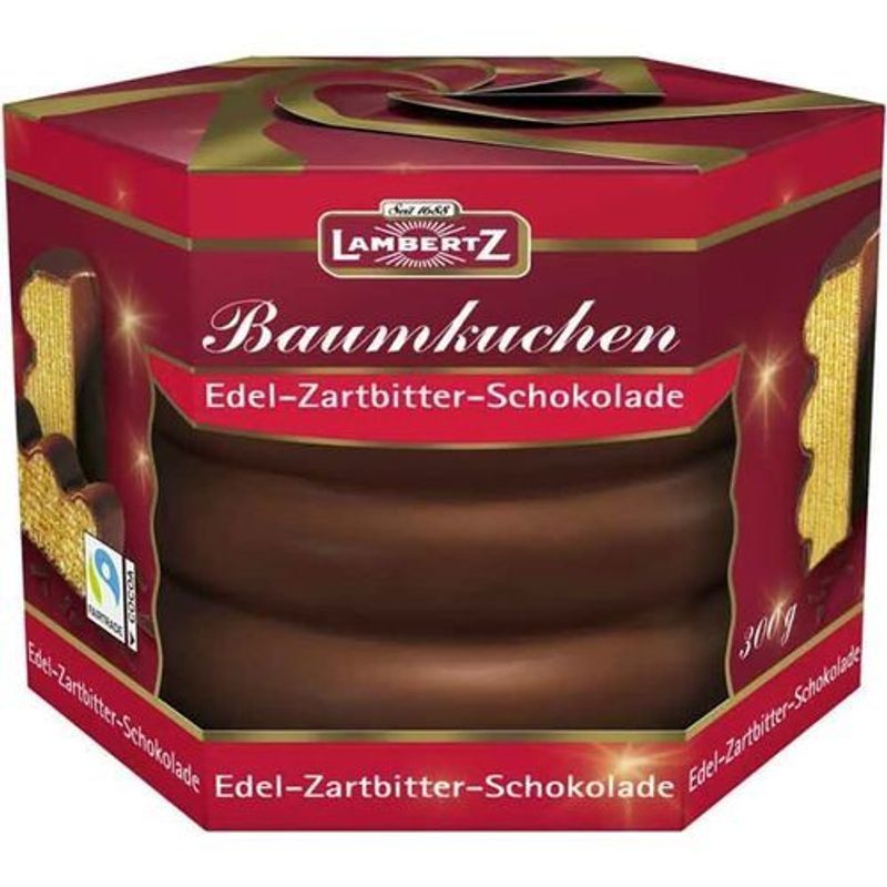 Lambertz Tree Cake Mild Dark Fine Mild Dark Chocolate 300g