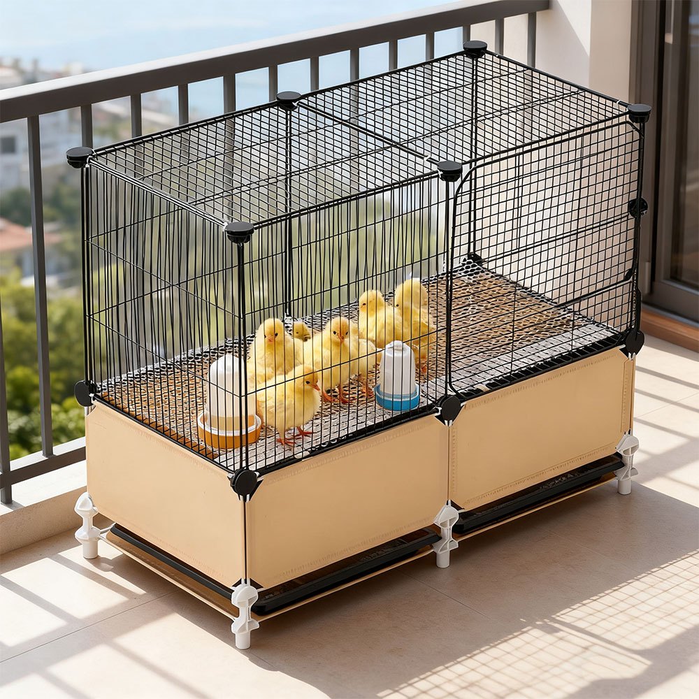 DIY Metal Chicken Cage Coop for Rabbits and Poultry