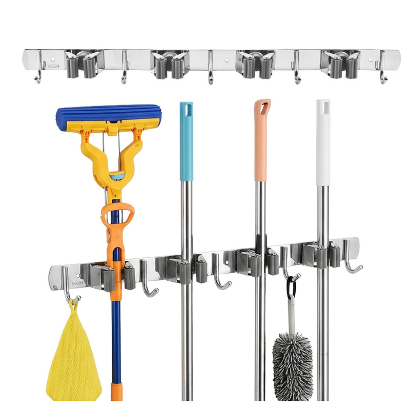 Maclean Mc-184 Wall-mounted Tool Organizer, Stainless Steel, 49 Cm, 20 Kg
