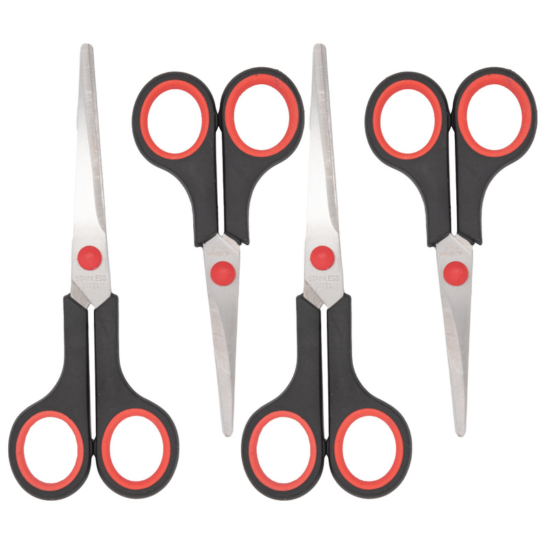 TEMU 4x Scissors Household Scissors Kitchen Scissors Set Office Scissors Universal Paper Scissors