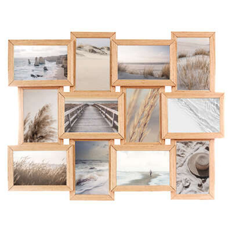 Image of Factory Mia Wall Art For 12 Photos - 10 X 15 Cm Natural - Wall Decoration