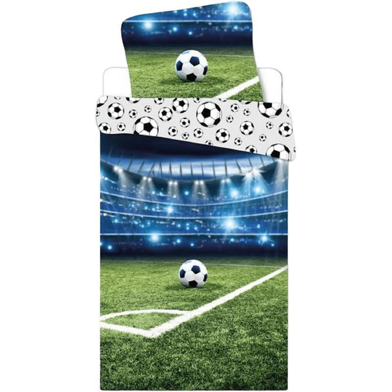 Football Stadium Bedding Set, 135 X 200 Cm, 100% Cotton