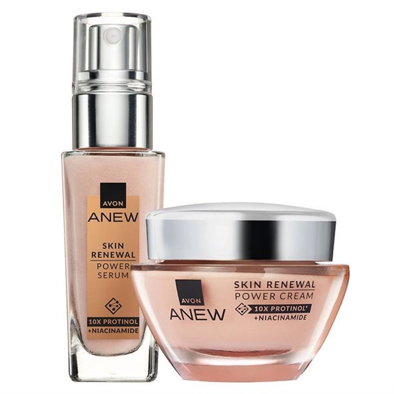 Image of Anew Cosmetic Set Renewal Serum + Face Cream