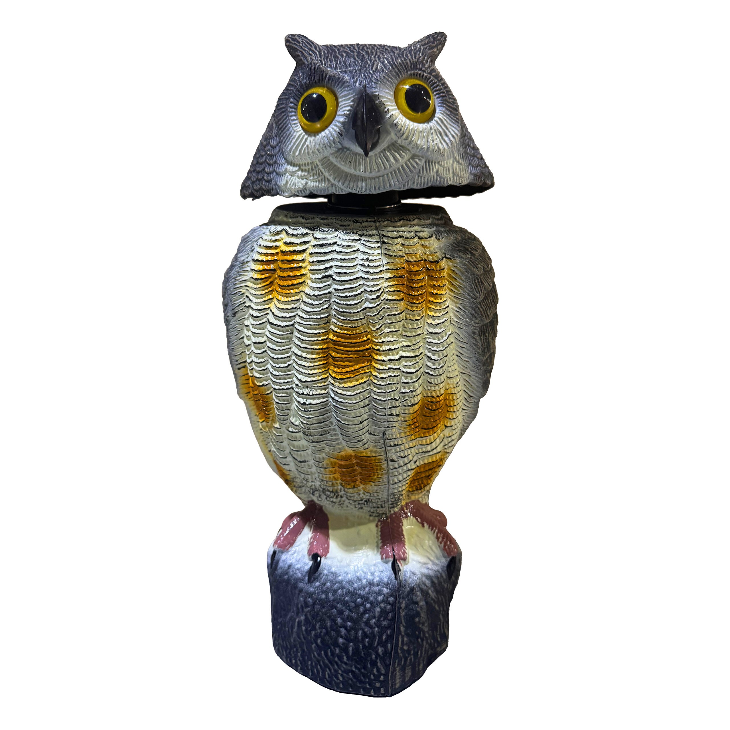 Owl Bird Deterrent In Gray/white - (w)18 X (h)40 X (d)16 Cm
