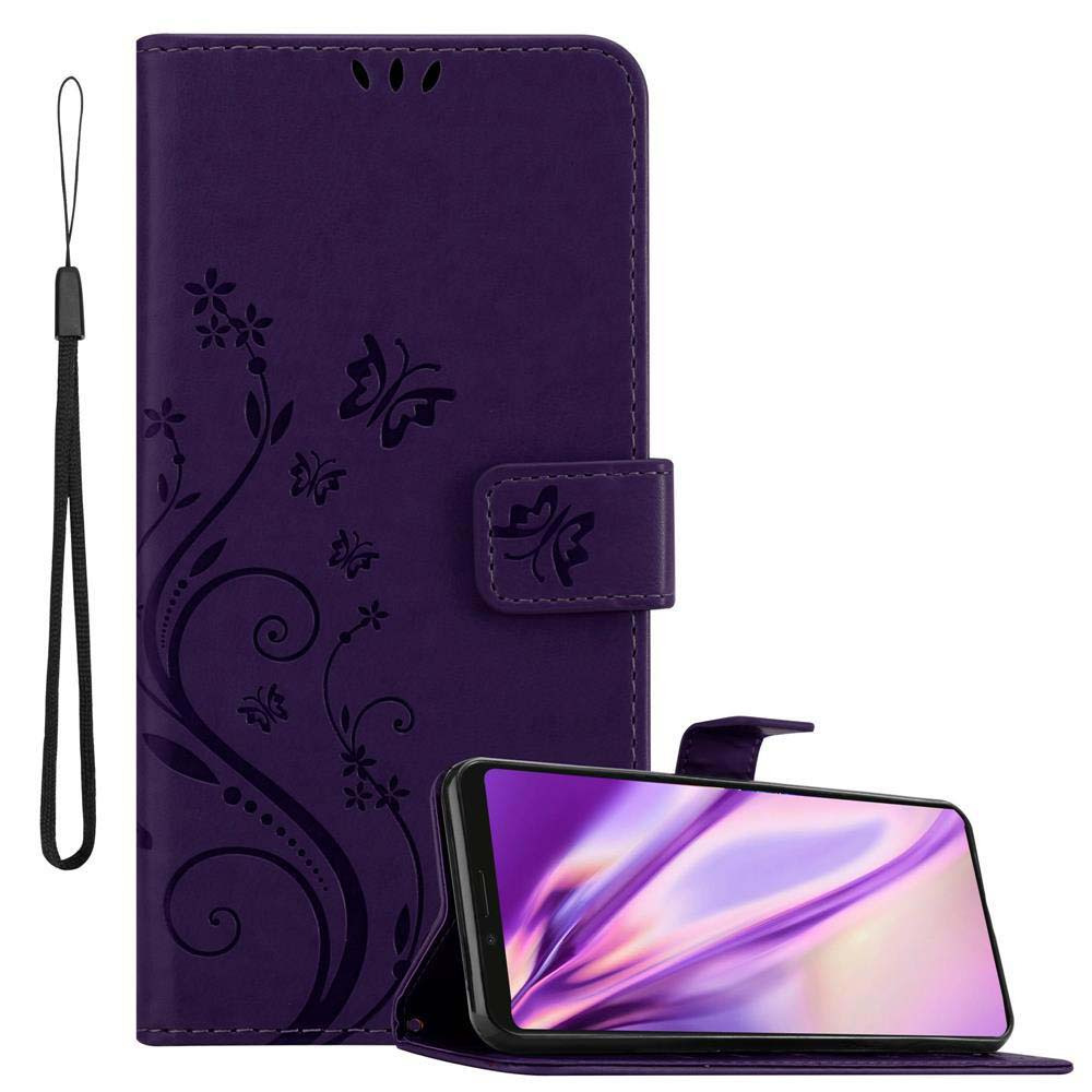 Case Compatible For Xperia 1 / Xperia Xz4 Protective Cover With Magnetic Closure, Stand Function And Card Slots Flip Case Flower Cover Phone Case Foldable Case Book Bag