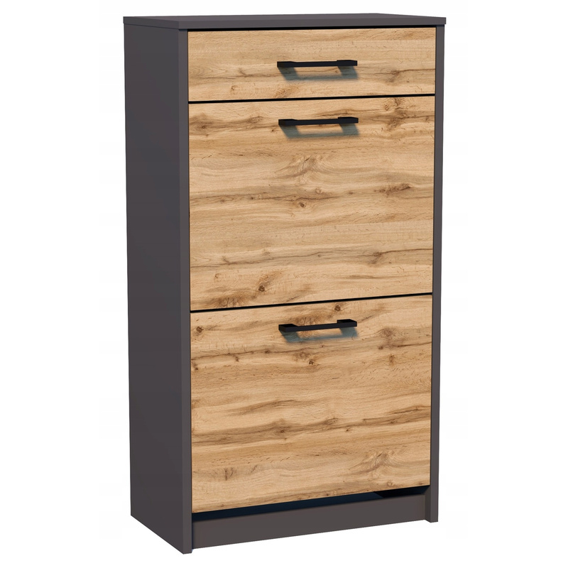 Shoe Cabinet 2d1s Grafit- With Drawer, Rob Wardrobe